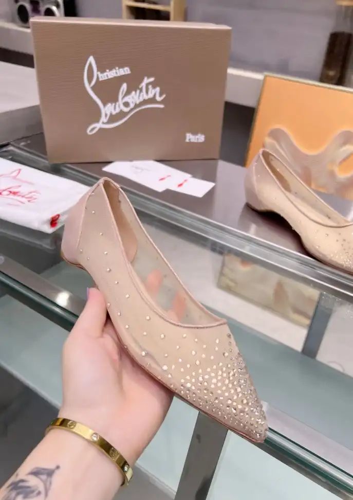 hype Christian Louboutin Flat Shoes