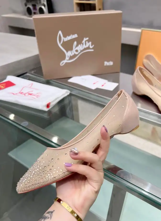 hype Christian Louboutin Flat Shoes