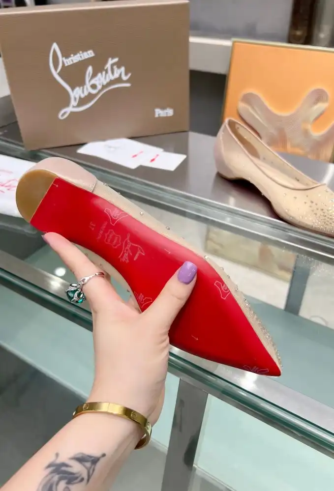 hype Christian Louboutin Flat Shoes