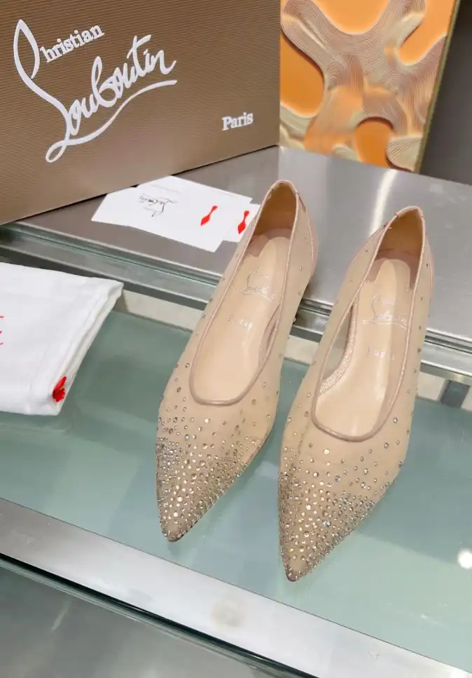 hype Christian Louboutin Flat Shoes