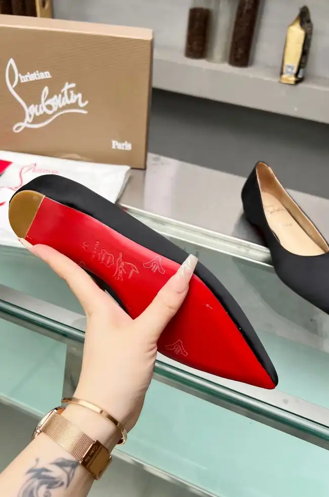 hype Christian Louboutin Flat Shoes