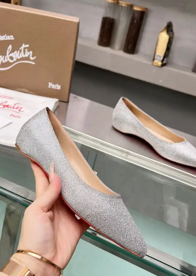 hype Christian Louboutin Flat Shoes