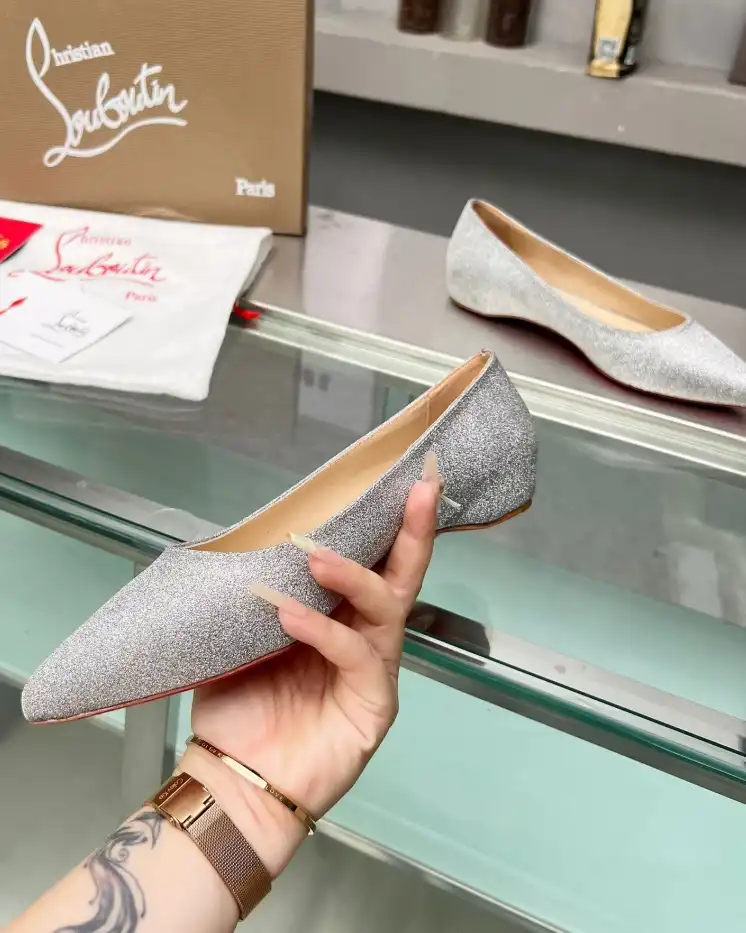 hype Christian Louboutin Flat Shoes