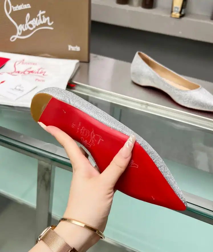 hype Christian Louboutin Flat Shoes