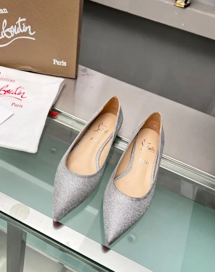 hype Christian Louboutin Flat Shoes