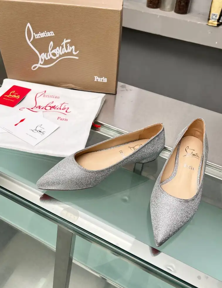 hype Christian Louboutin Flat Shoes