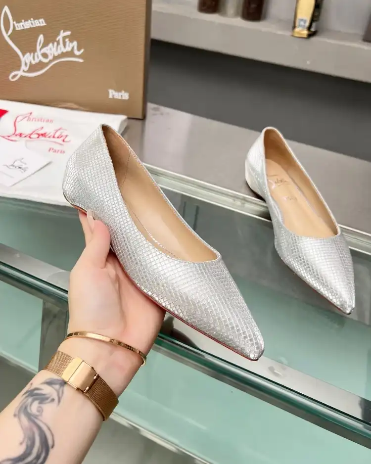 hype Christian Louboutin Flat Shoes