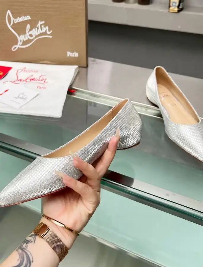 hype Christian Louboutin Flat Shoes