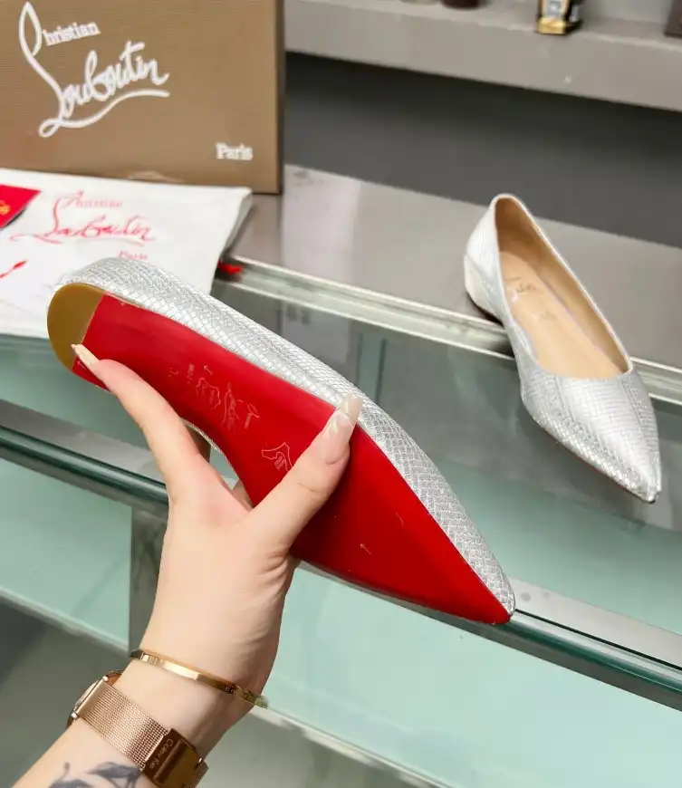 hype Christian Louboutin Flat Shoes