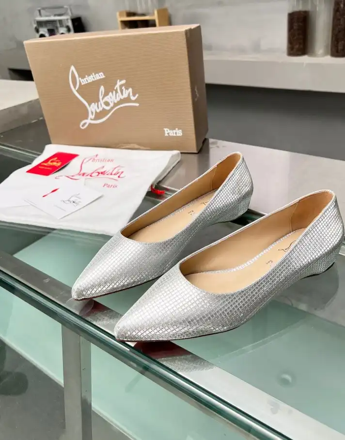 hype Christian Louboutin Flat Shoes