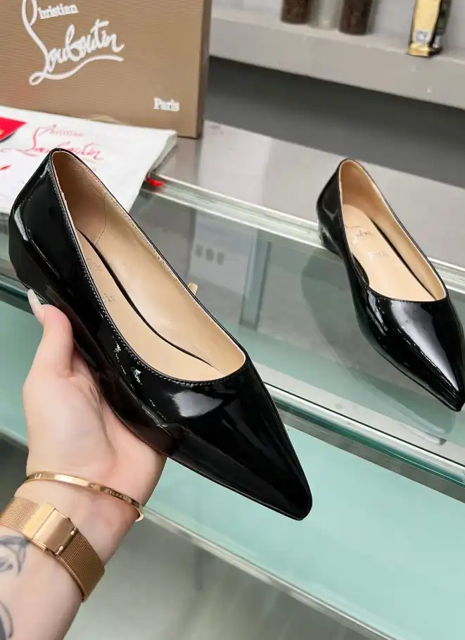 hype Christian Louboutin Flat Shoes