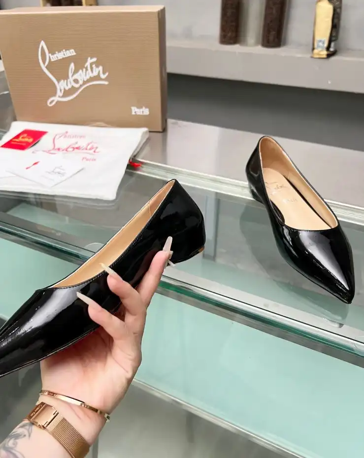 hype Christian Louboutin Flat Shoes