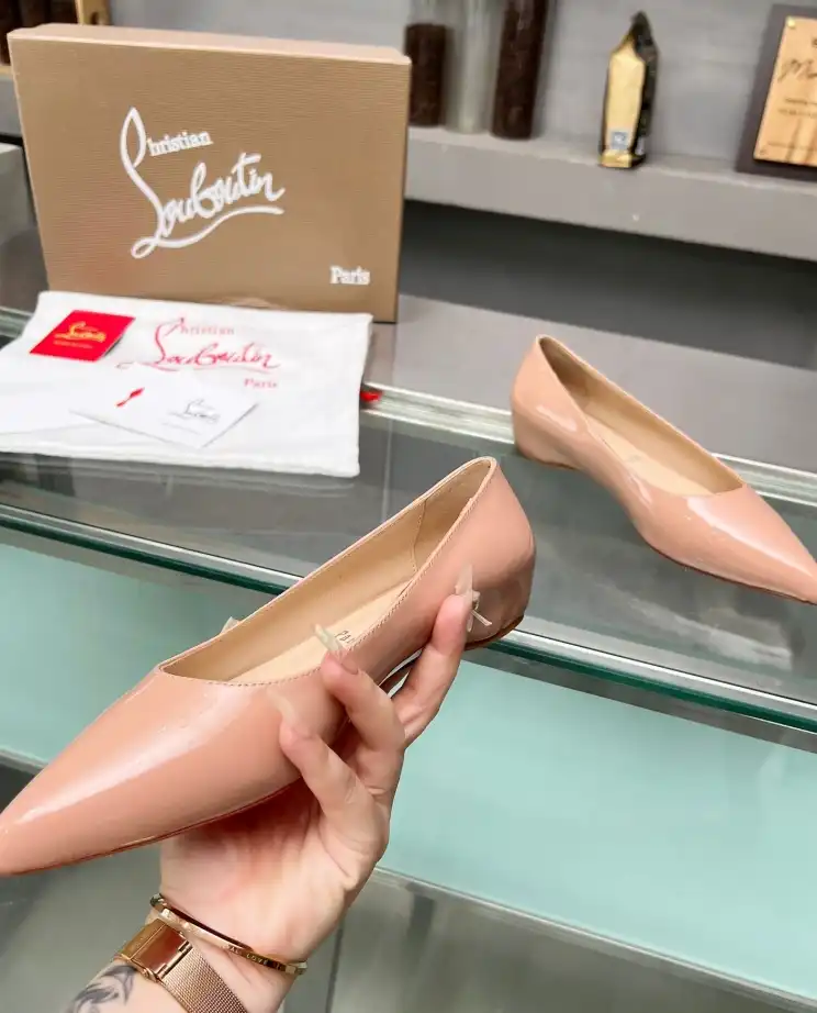 hype Christian Louboutin Flat Shoes