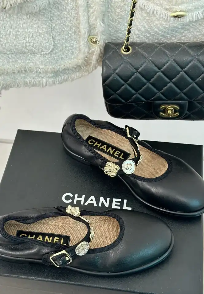 hype Chanel Flat Shoes