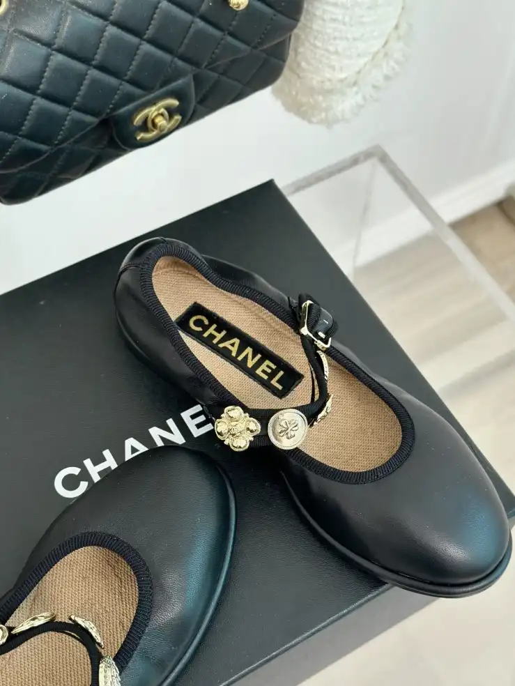 hype Chanel Flat Shoes