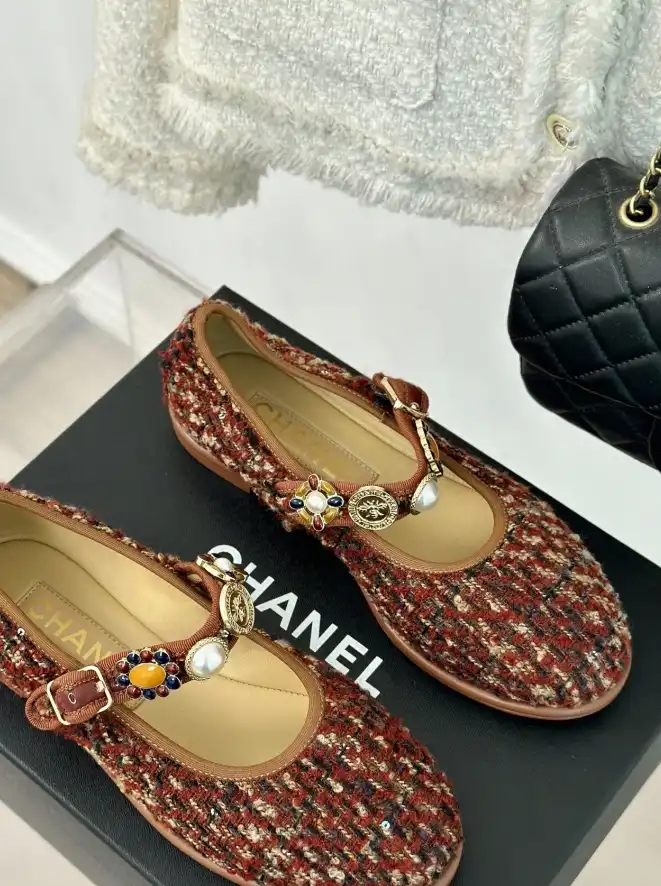 hype Chanel Flat Shoes