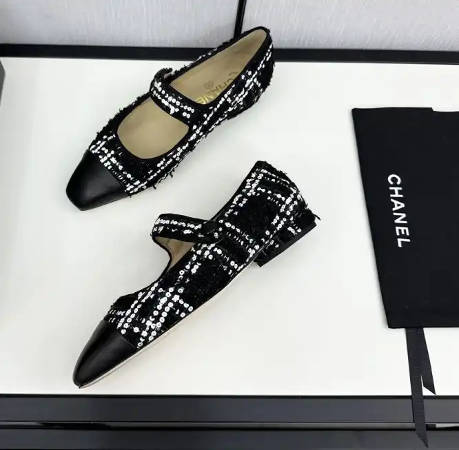 hype Chanel Flat Shoes