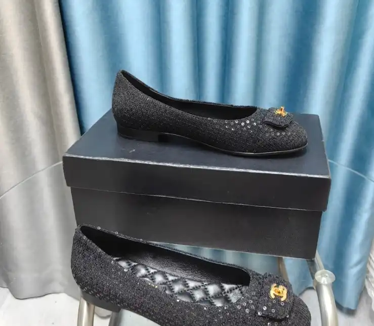 hype Chanel Flat Shoes