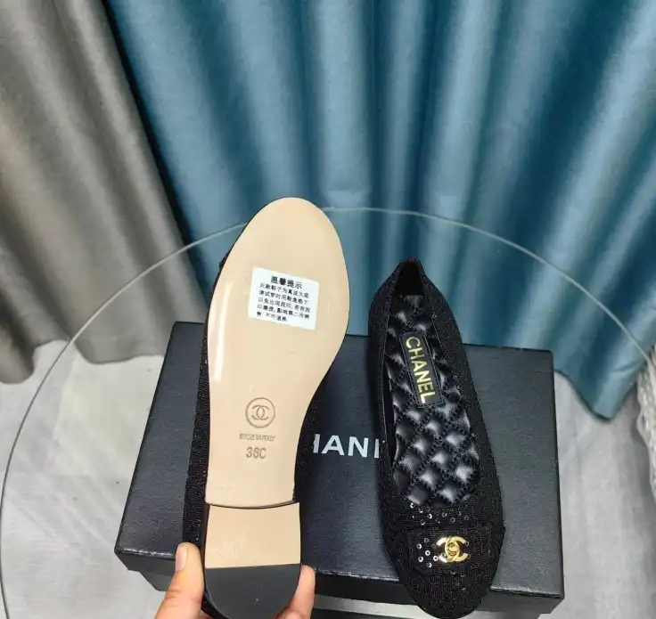 hype Chanel Flat Shoes