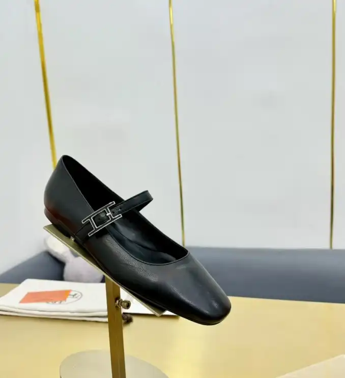 hype Hermes flat shoes