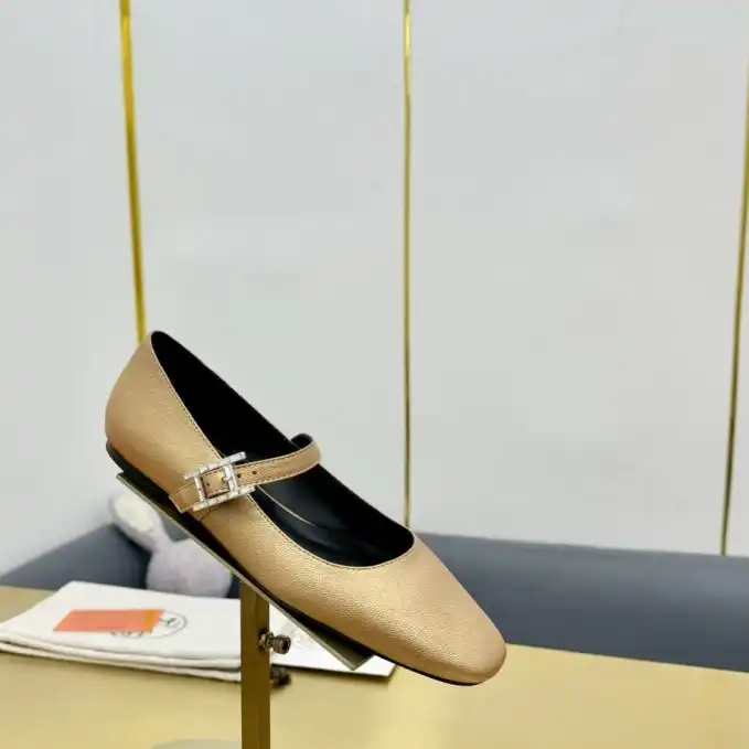 hype Hermes flat shoes