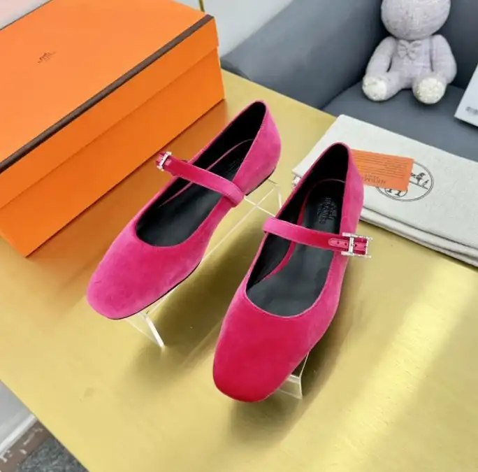 hype Hermes flat shoes