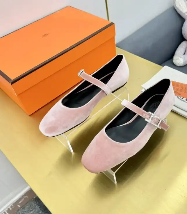 hype Hermes flat shoes