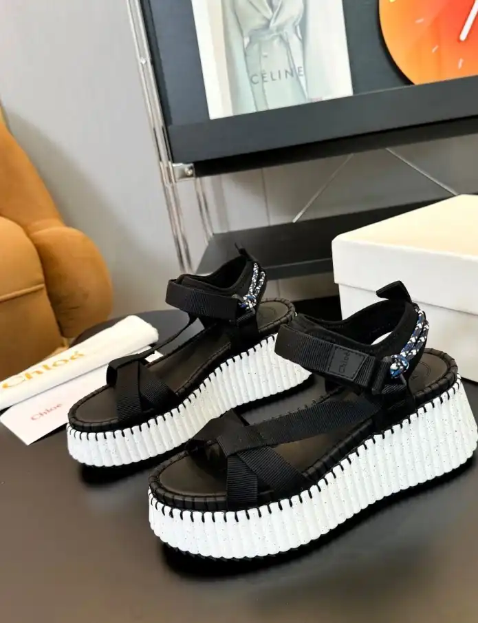 hype Chloe Leather Shoes