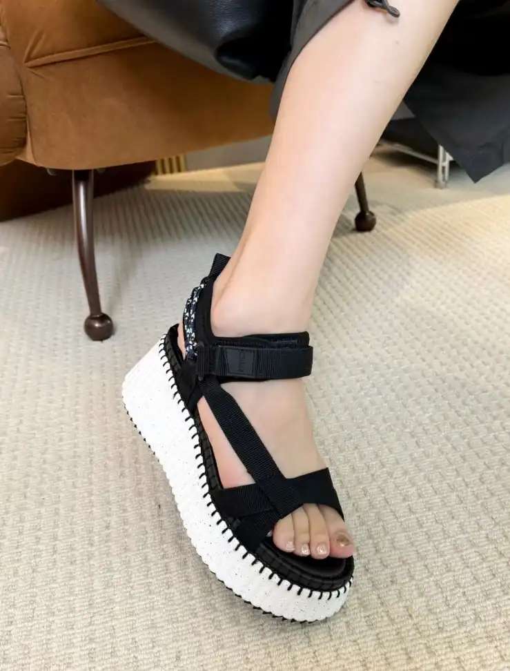 hype Chloe Leather Shoes