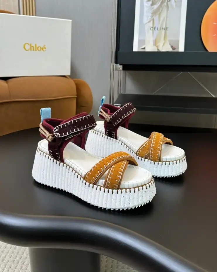 hype Chloe Leather Shoes