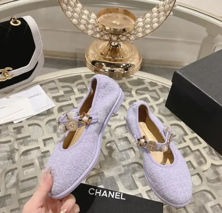 hype Chanel Flat Shoes