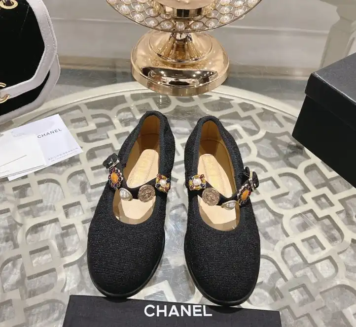 hype Chanel Flat Shoes