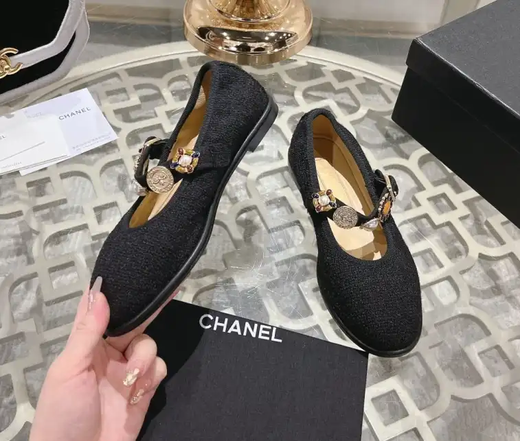 hype Chanel Flat Shoes