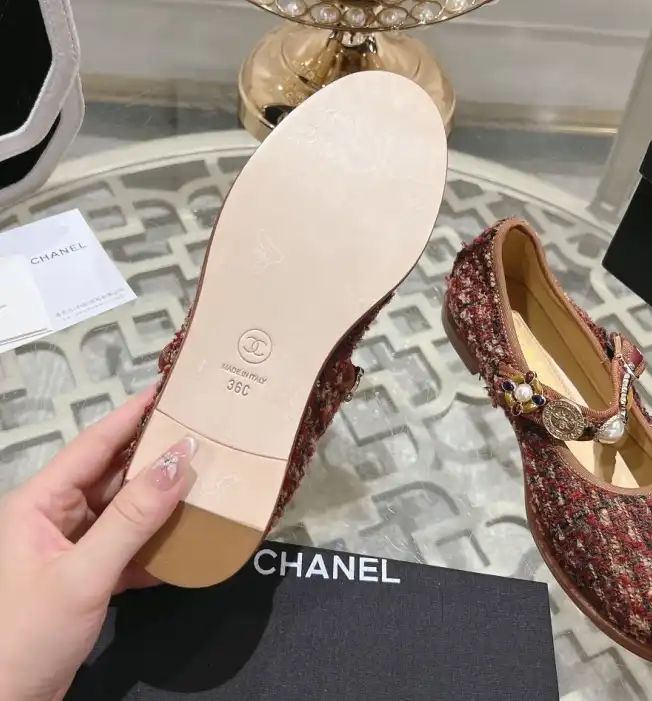 hype Chanel Flat Shoes