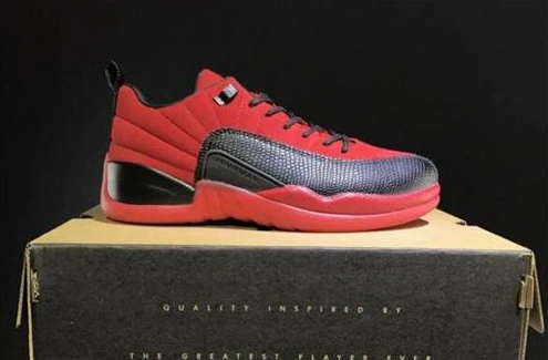 AIR JORDAN 12 LOW “RED SUEDE”-2017-1