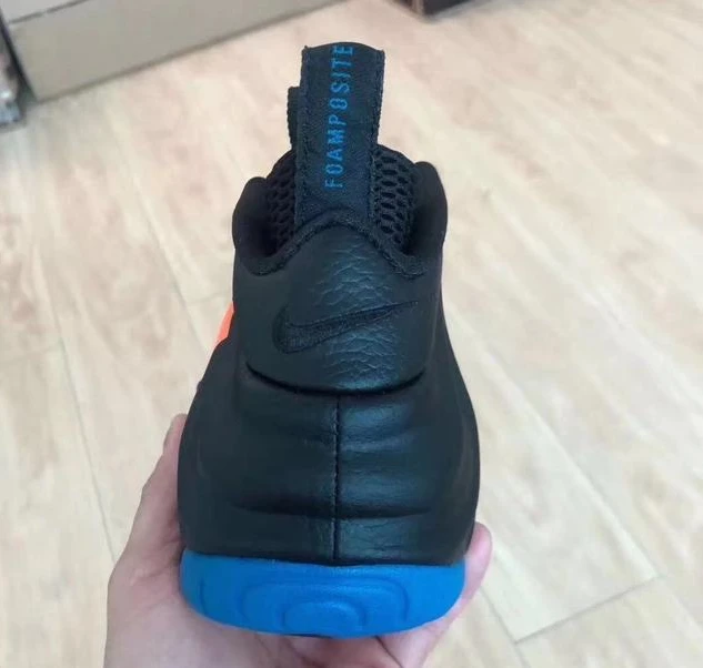 Wallet-friendly Air Foamposite Black Blue Orange-1