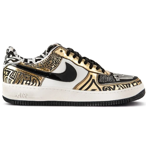 Air Force 1  Black Gold