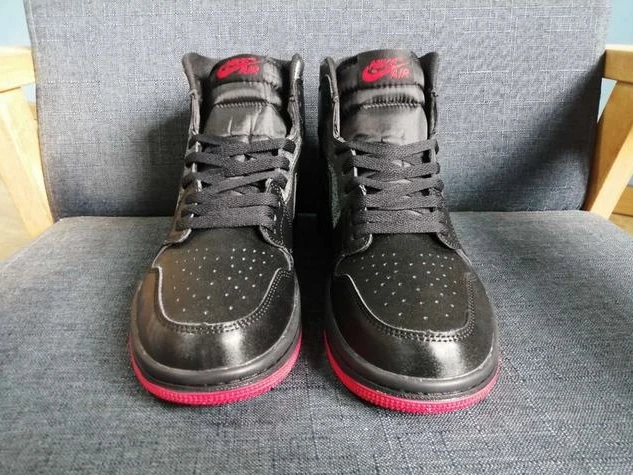 Air Jordan 1 Black Metal Red-1
