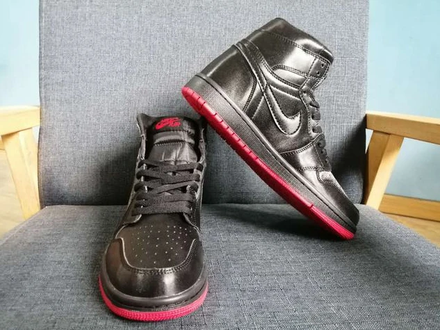 Air Jordan 1 Black Metal Red-1