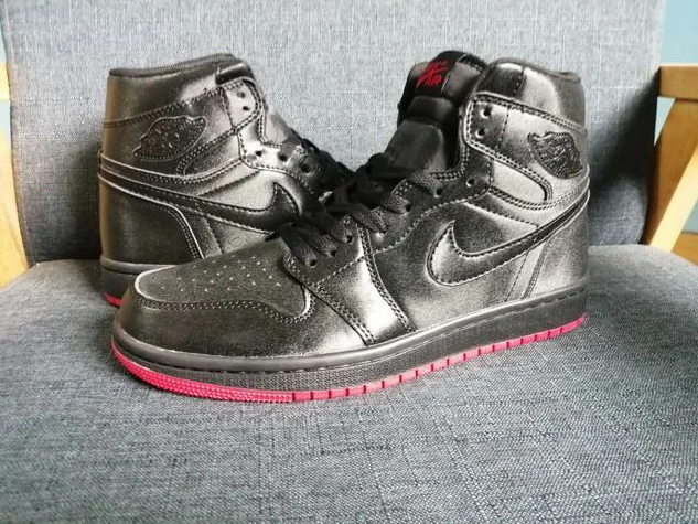 Air Jordan 1 Black Metal Red-1