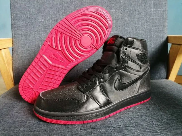 Air Jordan 1 Black Metal Red-1