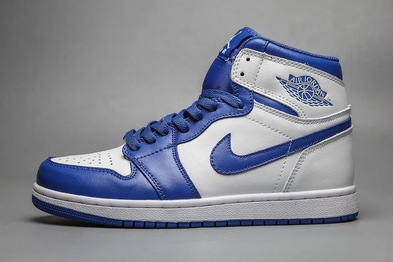 Air Jordan 1 Blue White-1