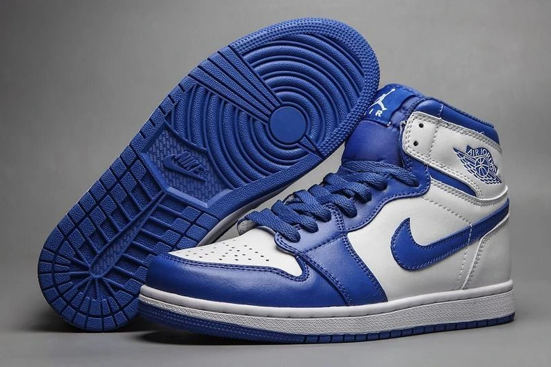Air Jordan 1 Blue White-1