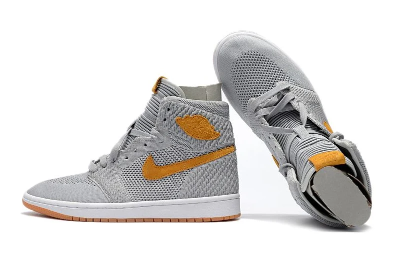 Air Jordan 1 Flyknit Wolf Grey-1
