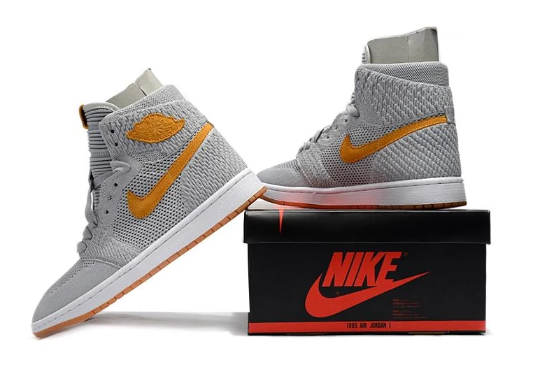 Air Jordan 1 Flyknit Wolf Grey-1