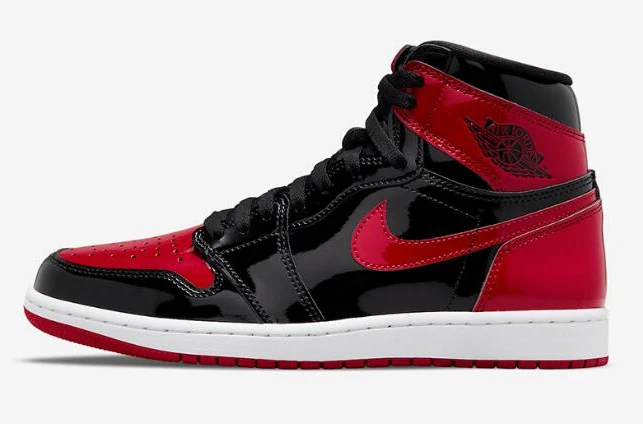 Air Jordan 1 GS High OG Bred Patent