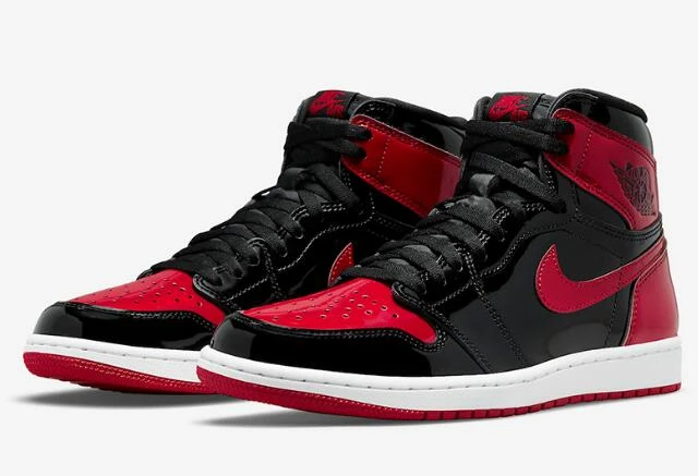 Air Jordan 1 GS High OG Bred Patent