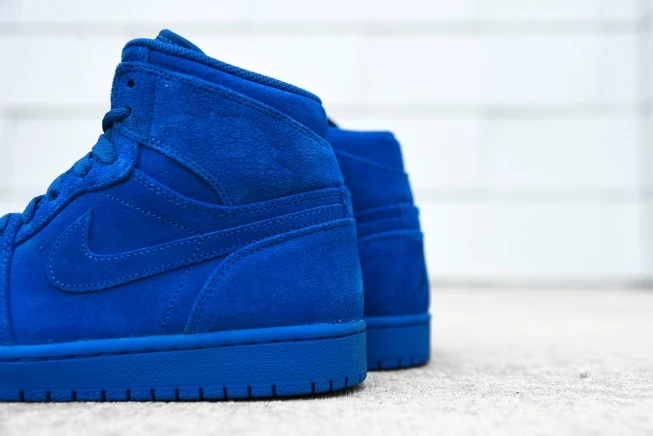 Air Jordan 1 High Blue Suede-1