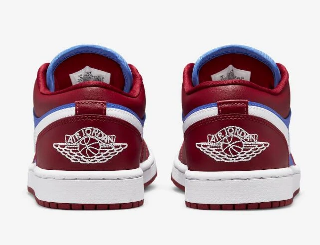 Air Jordan 1 Low Burgundy Blue