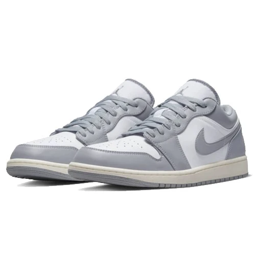 Air Jordan 1 Low Stealth and White